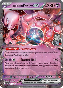 Pokémon TCG: Team Rocket’s Mewtwo ex Box 